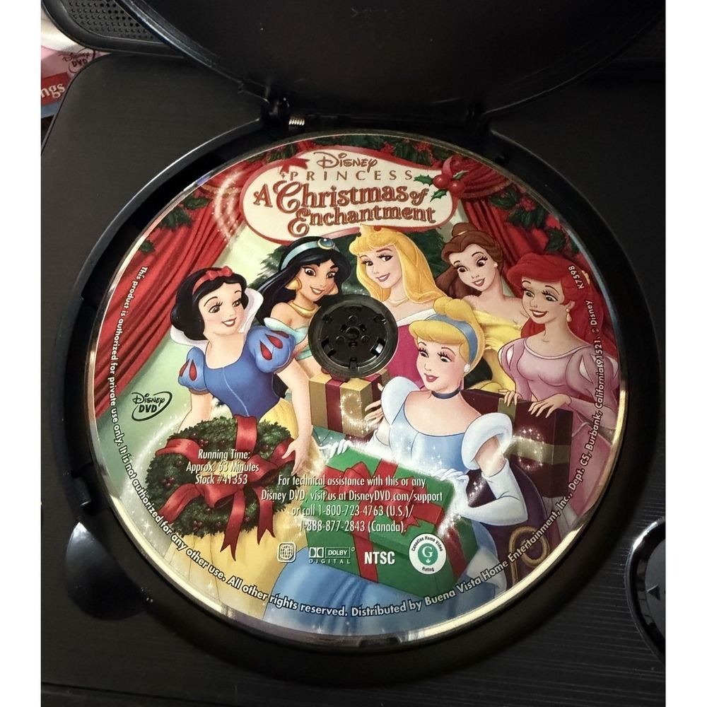 Disney Princess - A Christmas of Enchantment DVD VG Disney Kids